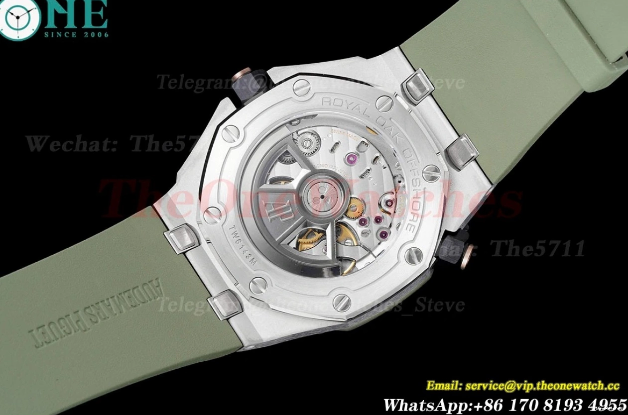 Green Royal 42mm Oak A4308 SS Stk Clone RU Diver Offshore APS 15720 Super 0511